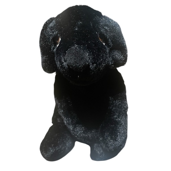 Golden Bear Co 9” Plush Sad Puppy Dogs Set Basset Hound Black Lab Stuffed Toy - Picture 9 of 13